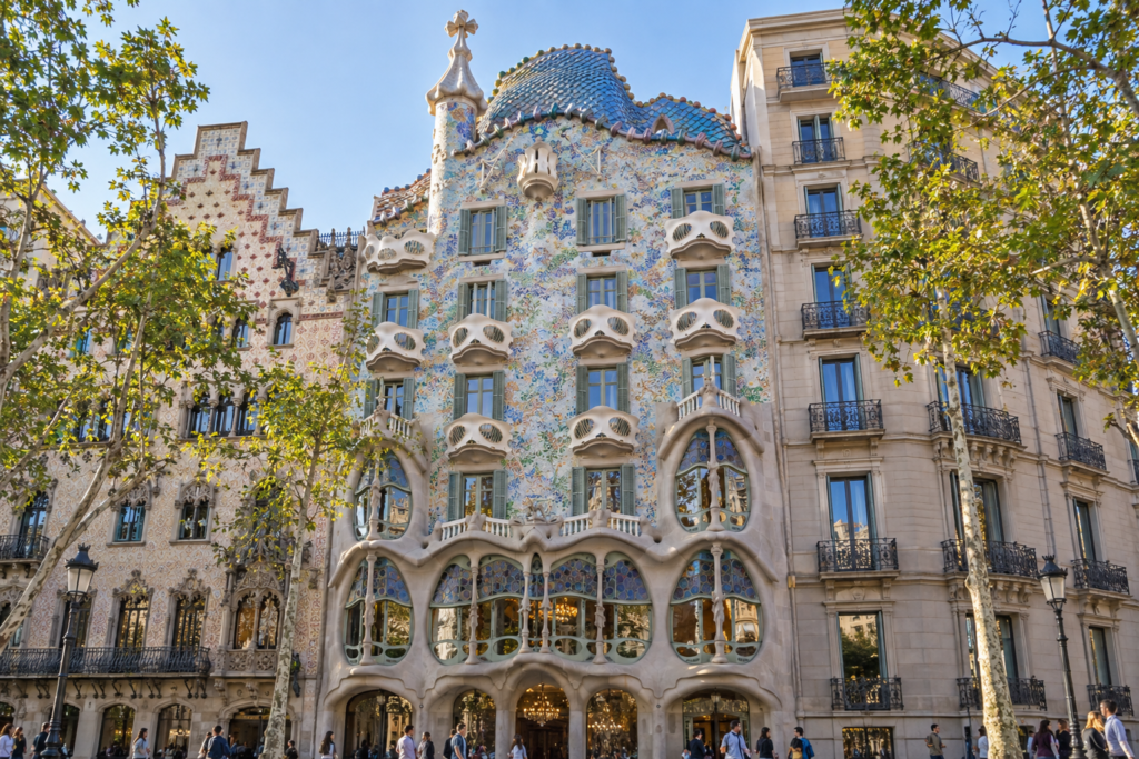 Destinations Casa Batlló on Passeig de Gràcia in Barcelona